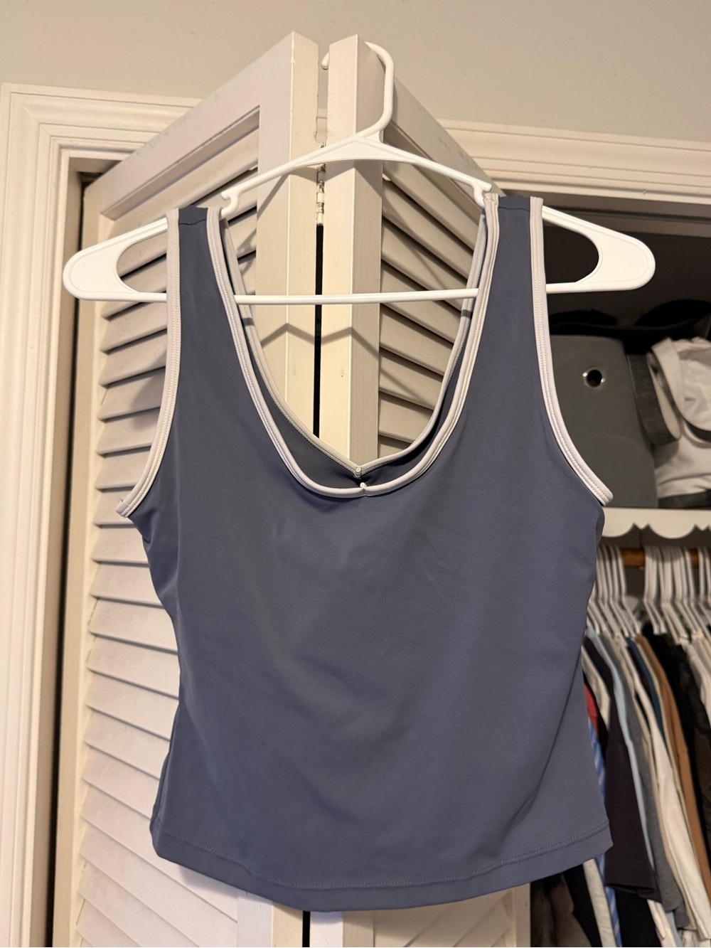Women's Slate Blue SET with Contrast Trim